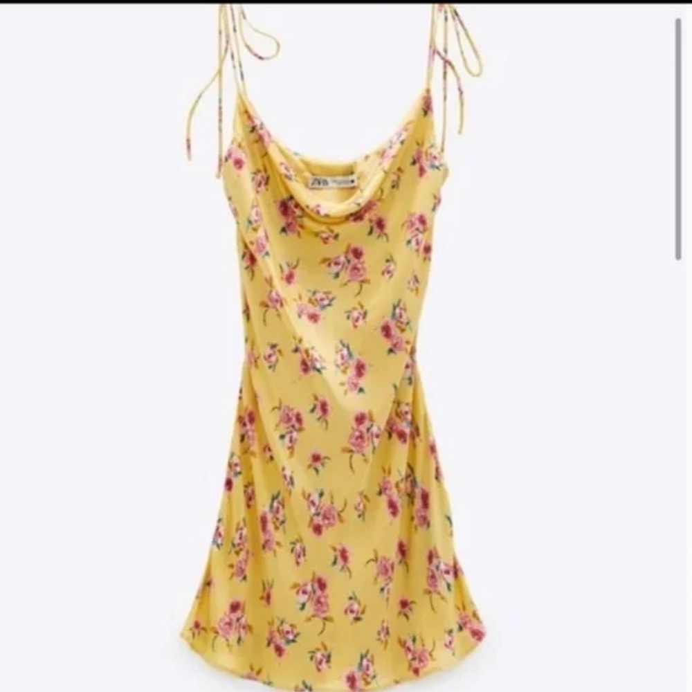 Zara Satin Mini Dress